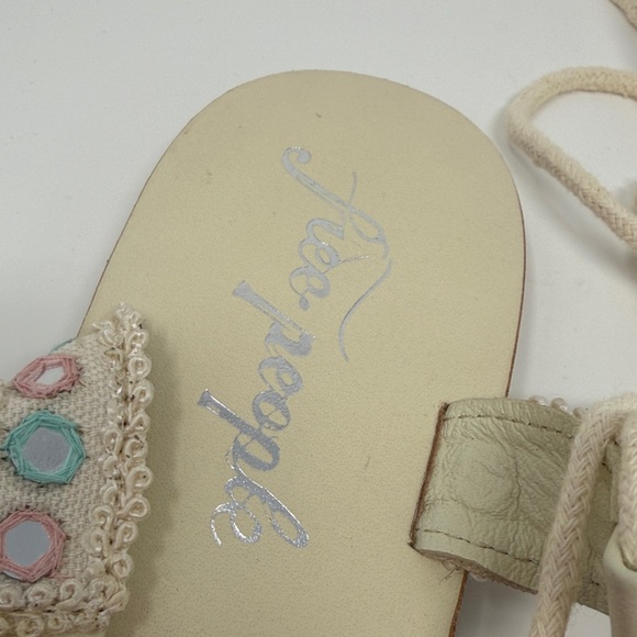 Free People Lace Up Sandals 9.5 39.5 New - Picture 2 of 5